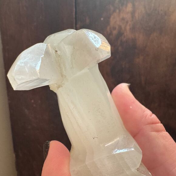 Vintage hand carved White Onyx Marble Donkey Mule Figurine READ - Picture 4 of 9